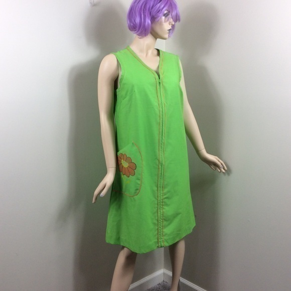 Vintage Intimates & Sleepwear Vintage 6s70s Sleeveless House Dress